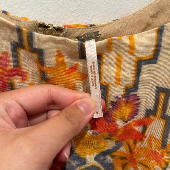 Free People The Big Bang Metallic Aztec Dress - Picture 7 of 8